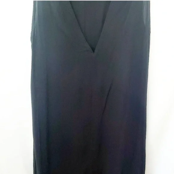 Jesse Kamm Open V-Back Mock Neck Black Dress XS | Collector’s Piece - Picture 7 of 10